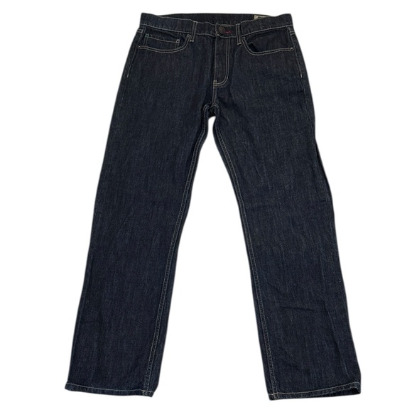 CCS Other - VTG Y2K CCS Banks Straight Jeans Dark Blue Cotton Skater Street Grunge 32x30.5